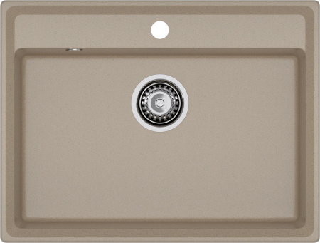 Мойка GranFest LEVEL 660, 660х500 мм, песочный