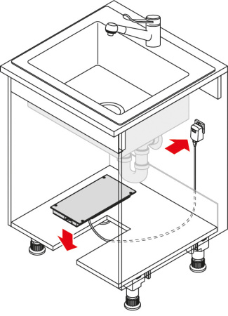 Электронная система бесконтактного открывания ящика Libero 3.0.
