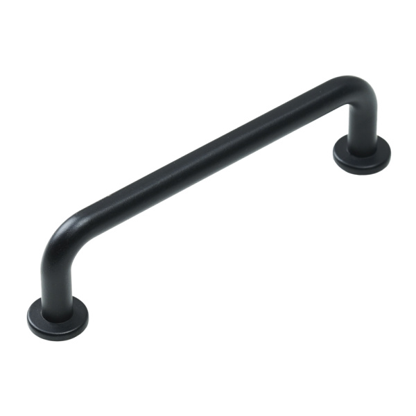 Ручка-скоба, 296, 128мм, металл, черный матовый