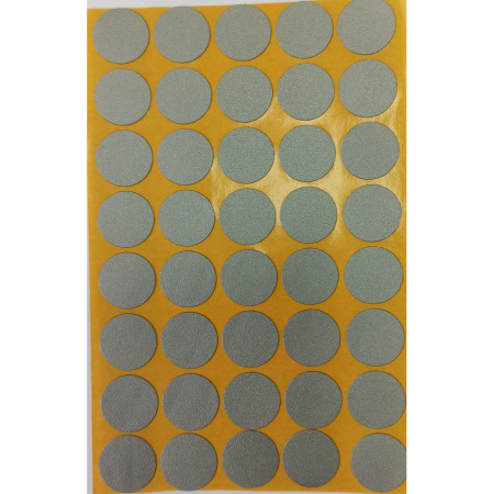 Заглушка самоклейка d=18мм, титан