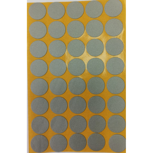 Заглушка самоклейка d=18мм, титан