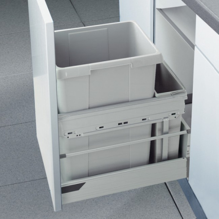 Комплект контейнеров для мусора "Euro Cargo 30", 1х35л, 1х7л, 268x477x560мм, в шкаф 300мм