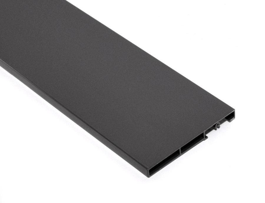 Передняя панель ящика Nova Tech, h=105мм, в базу на 1200мм, темно-серый, HISSEN