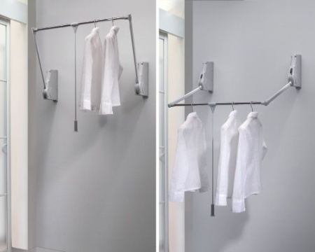 Лифт-пантограф 800/А, 75-115см, для шкафов-купе, с креплением к стене, 10кг