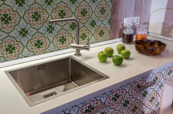 Смеситель Nagano-BN, латунь, нержавеющая сталь