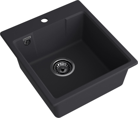 Мойка GranFest URBAN 644, 440х490 мм, черный