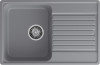 Мойка GranFest QUARZ 78, 736х476 мм, темно-серый (прямоугольная, без сифона)