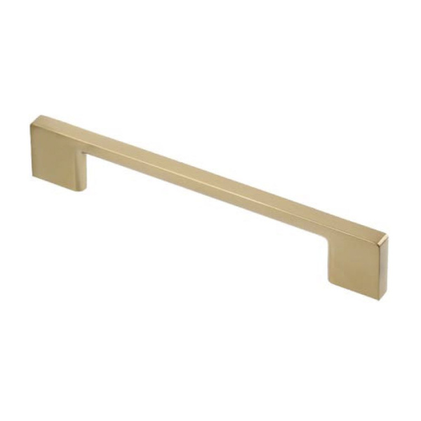 Ручка-скоба, UZ-819, 256мм, металл, позолоченная латунь