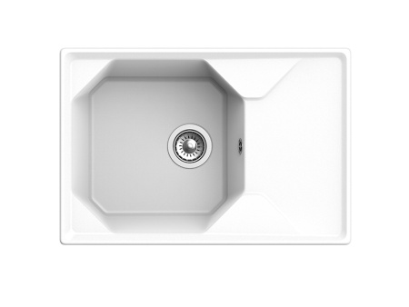 Мойка GranFest UNIQUE U-740L, 740х500 мм, иней