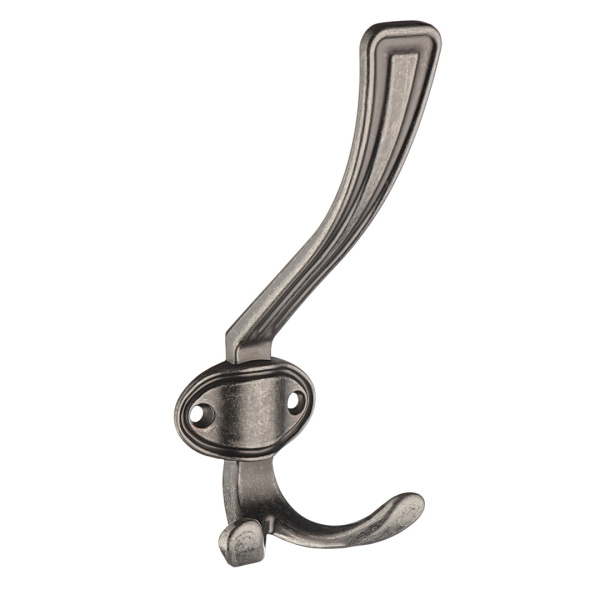 Крючок, KR 0310, трехрожковый, черненый старинный цинк
