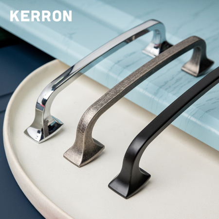 Ручка-скоба, 112, 128мм, металл, черненый старинный цинк