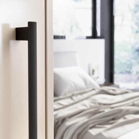 Ручка-скоба, 7450, 160мм, металл, черный матовый