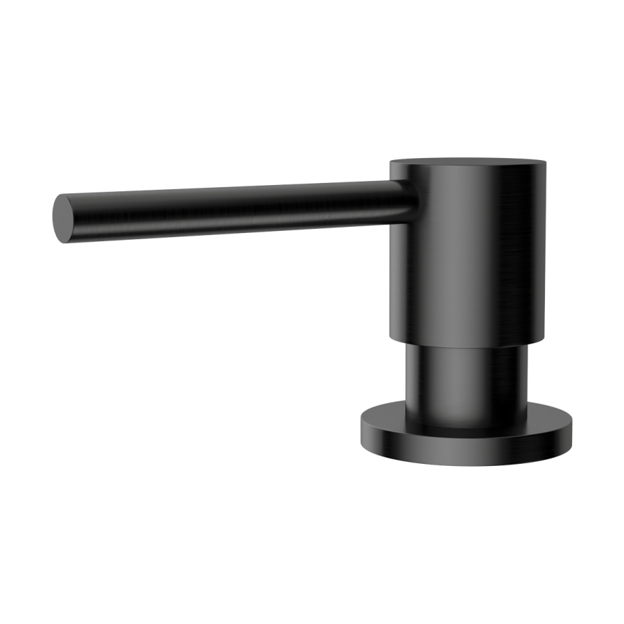 Дозатор для моющего средства OM-03-GM, латунь/вороненая сталь