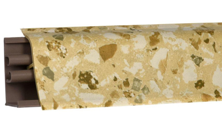 Плинтус LB-38, L=3000мм, пестрый камень