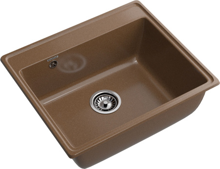Мойка GranFest VERTEX V-580, 580х500 мм, терракот
