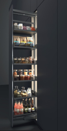 Рама колонны выдвижной S109LR, H1630-1830мм, в шкаф 300 мм, антрацит, Jet