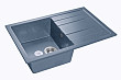 Мойка GranFest QUADRO 780L с крылом, 770х495 мм, графит