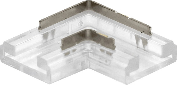 8мм. Коннектор угловой лента-лента для одноцветных лент, ножничный, AQ