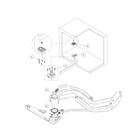 Fly Moon 3.0 Комплект амортизаторов для FlyMoon V3, на две полки, Vibo