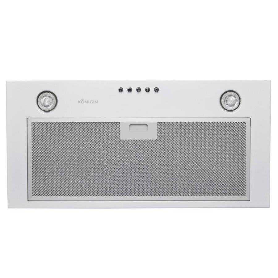 Вытяжка полновстраиваемая Inbox Plus, 60см, без угольного фильтра, белый, Konigin