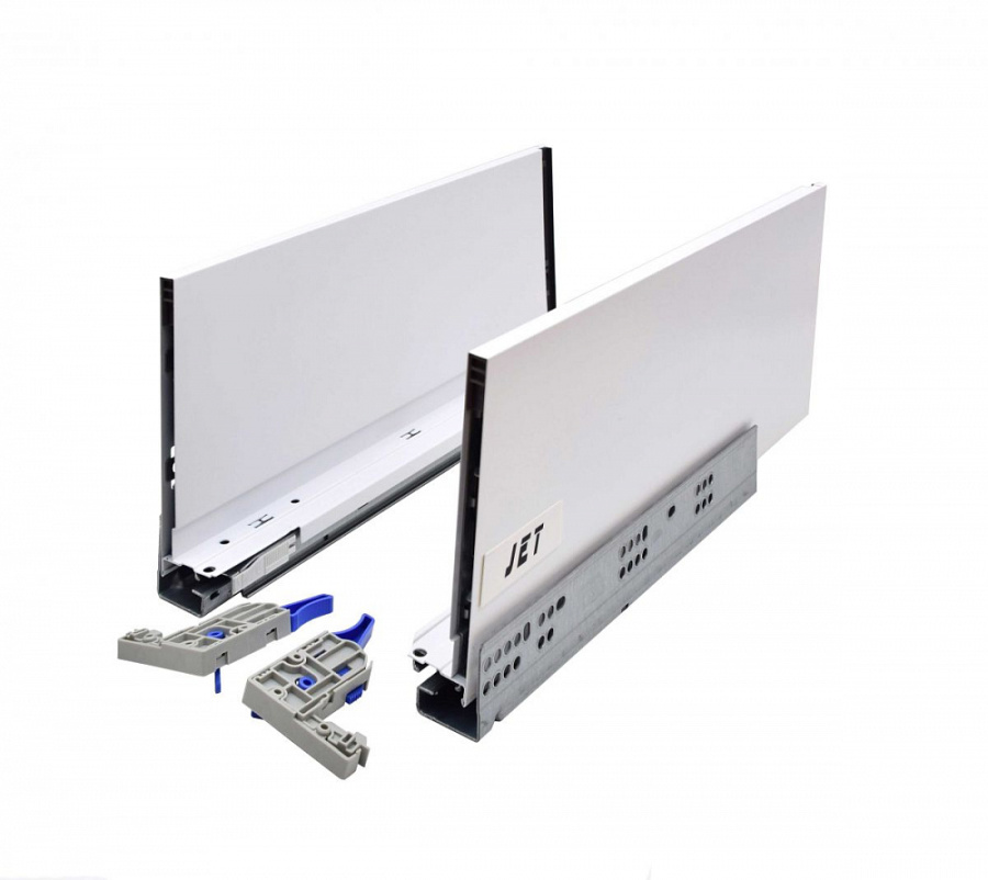 Ящик тонкостенный металлический, L=400мм, H=170мм, белый