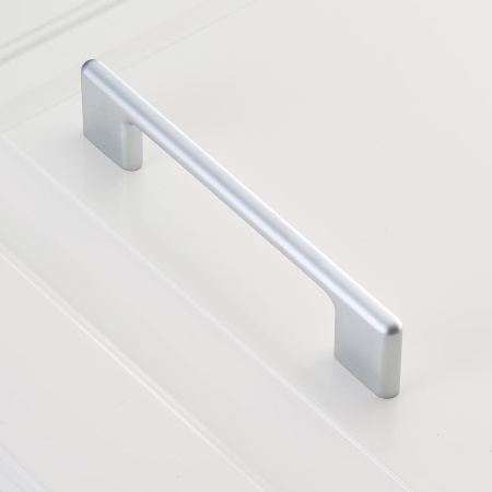 Ручка-скоба, CAPRI, 96мм, металл, матовый хром