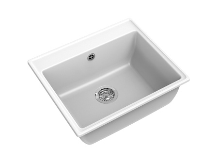 Мойка GranFest VERTEX V-580, 580х500 мм, иней