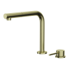 Смеситель Nara-S-LG, латунь, светлое золото