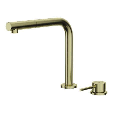 Смеситель Nara-S-LG, латунь, светлое золото