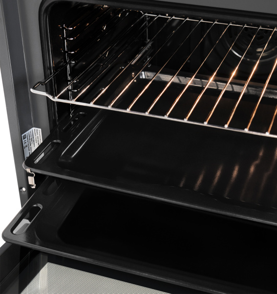 Духовой шкаф EDP 093 WH NEW, 60 см, стекло/нерж. сталь, белый, Lex