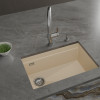 Мойка Rivelato LINO 654-L, 650х440х210мм, темно-бежевый