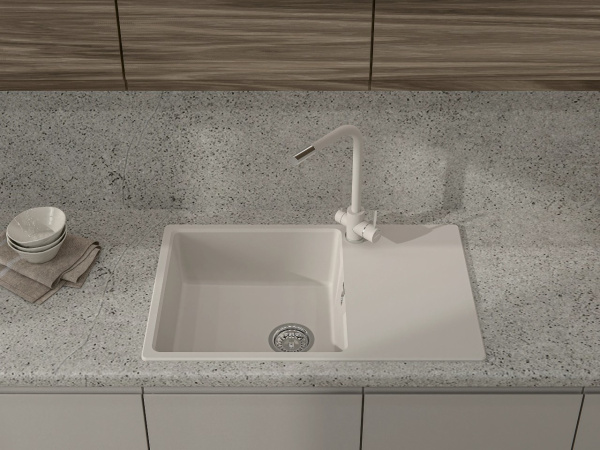 Мойка GranFest URBAN 678L, 780х490 мм, белый