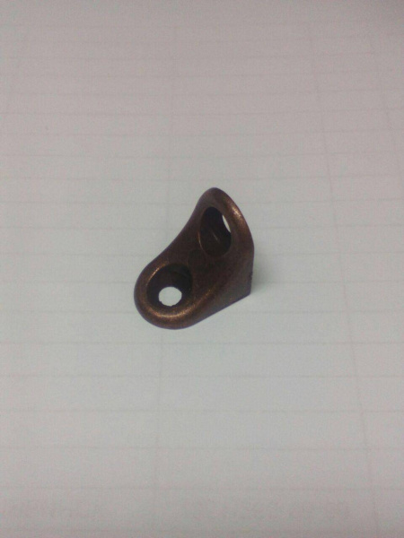 Полкодержатель 18х18мм, бронза, Италия