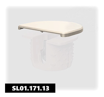 Крышка для стяжки эксцентриковой RAFIX, пластик, кремовый