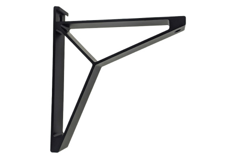 Полкодержатель Airone Eureka 903а, 158х25х177мм, металл, черный