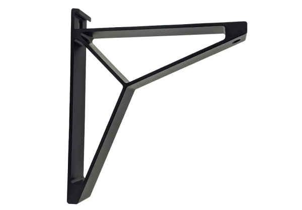 Полкодержатель Airone Eureka 903а, 158х25х177мм, металл, черный