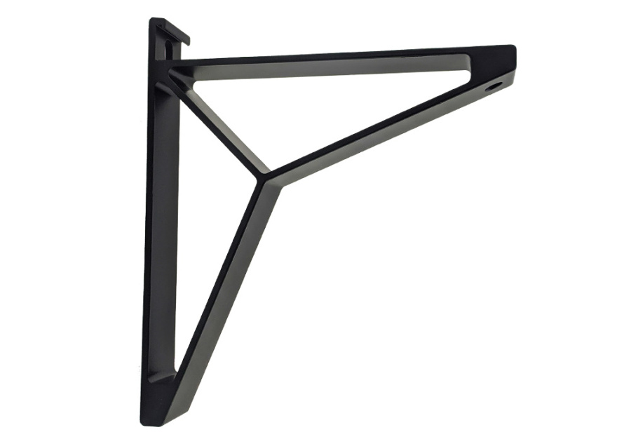 Полкодержатель Airone Eureka 903а, 158х25х177мм, металл, черный