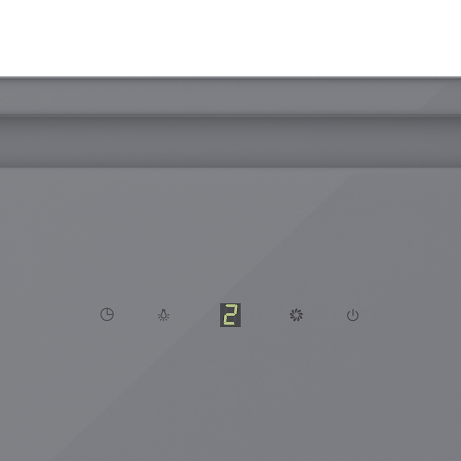 Вытяжка полновстраиваемая HYPER 600 GS GR, 60см, б/угольного фильтра, серый, Lex