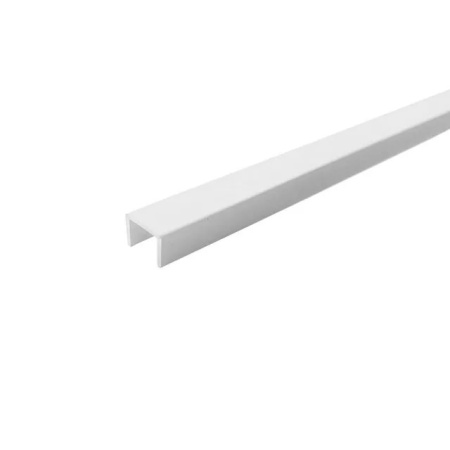 СТ-3 6мм Планка торцевая для щита L=600мм, П-образное сечение, белый/100