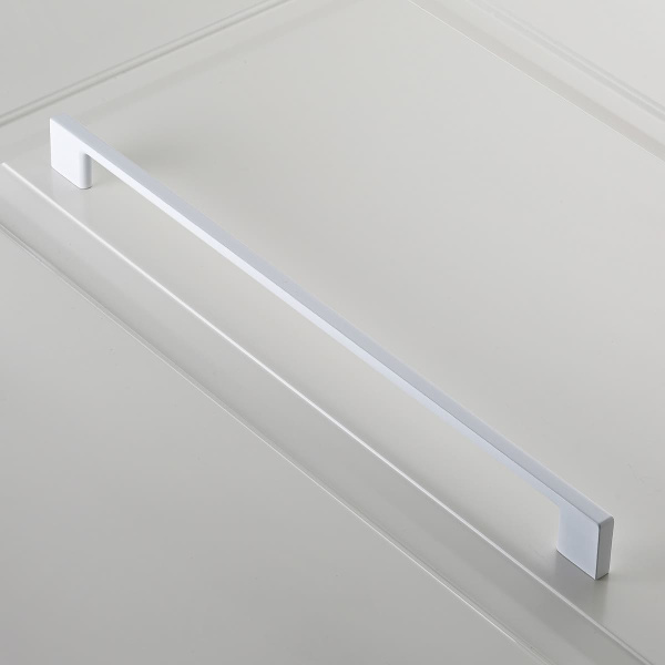 Ручка-скоба, UZ-819, 320мм, металл, белый глянцевый