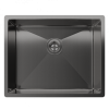 Мойка Rivelato RINOX 5444 UN PVD black, 540х440х200мм, черный PVD