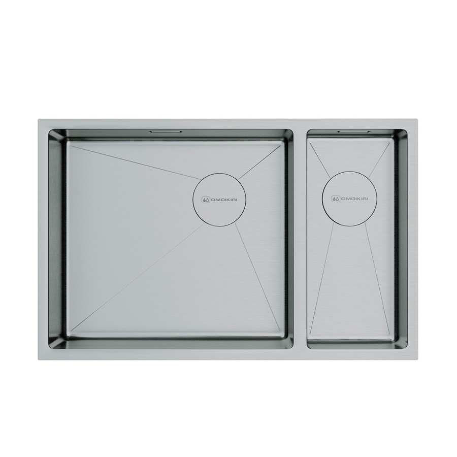 Мойка Taki 69-2-U/IF-L Side-IN, нержавеющая сталь, нержавеющая сталь