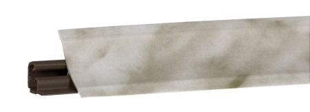 Плинтус LB-23, мрамор карарра белый, 3000мм