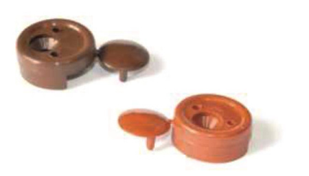 Зеркалодержатель с заглушкой, черный