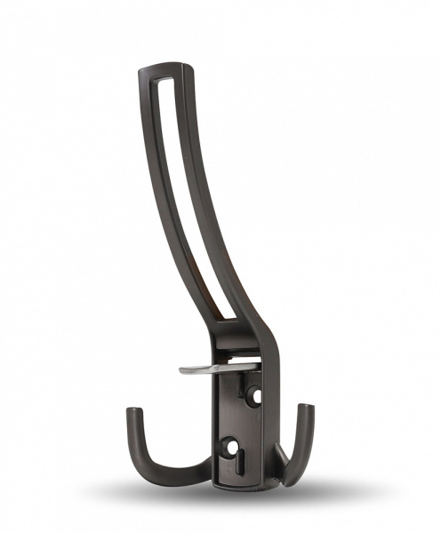 Крючок, 397, трехрожковый, металл, жемчужный серый/брашированный никель