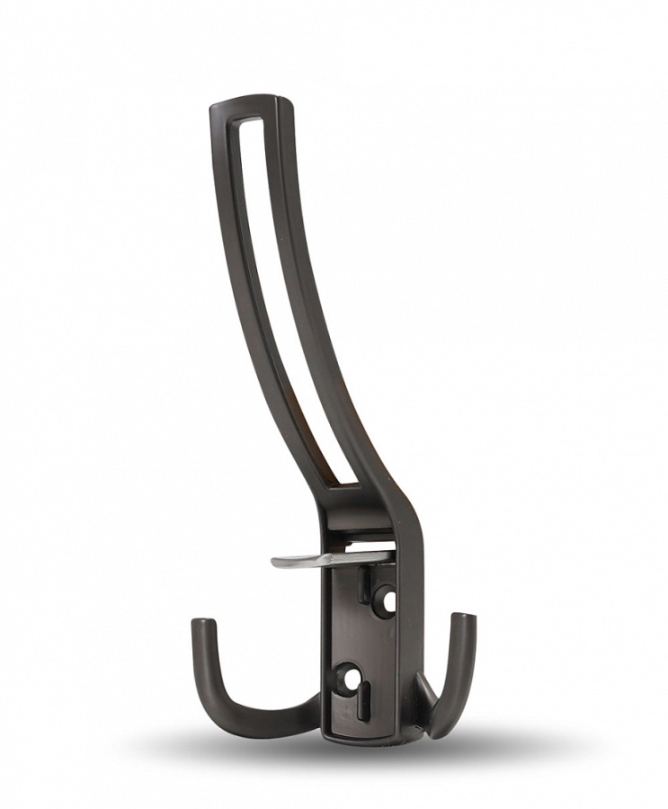 Крючок, 397, трехрожковый, металл, жемчужный серый/брашированный никель