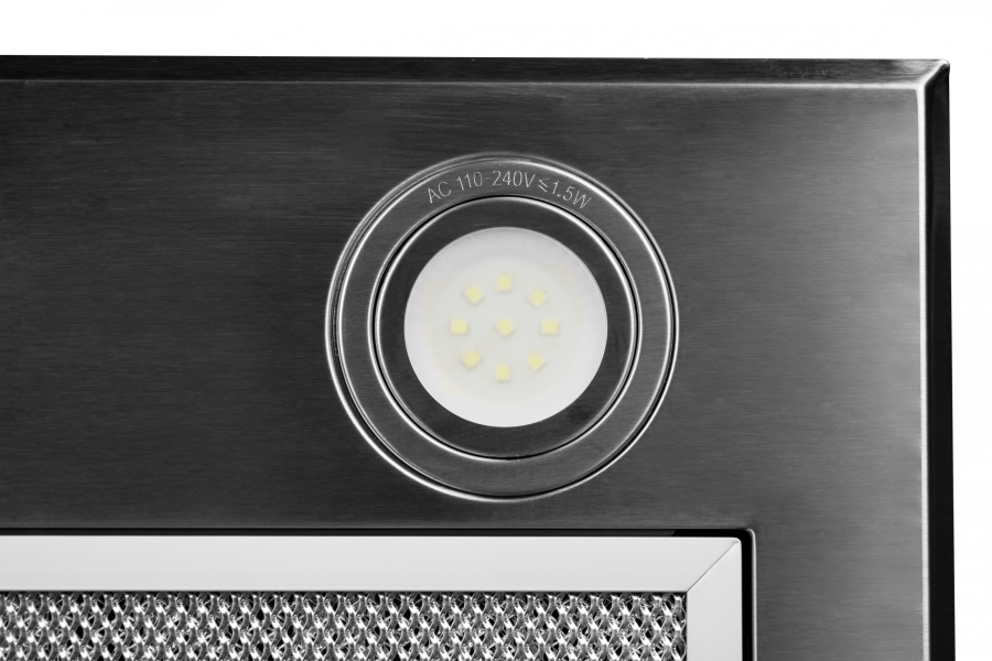 Вытяжка полновстраиваемая GS BLOC P 600 INOX, 60см, б/угольного фильтра, нерж. сталь, Lex