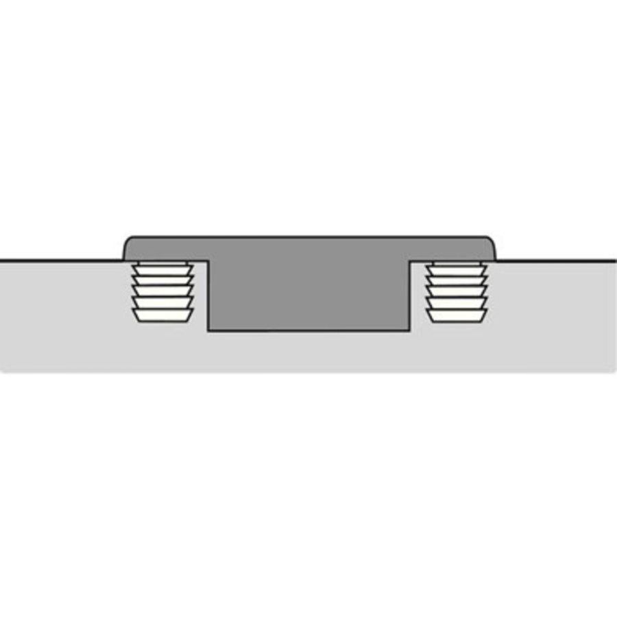 Петля SENSYS 8639i, для фальшпанели внутренняя, +90/95*, с доводчиком, без планки, под запрессовку, 53мм