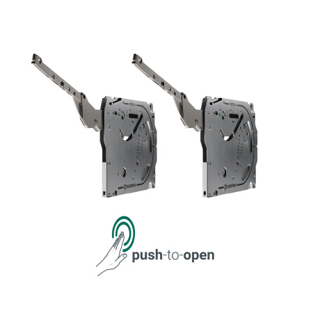 Подъемник Фри Слим Флап PTO (M-L), Ш=200-1200, В=225-650, 0,7-21,3кг, никель