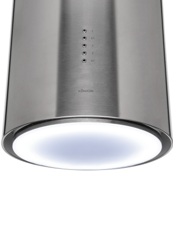 Вытяжка настенная Enso Steel, 38 см, б/уг. фильтра, нерж. сталь, Konigin